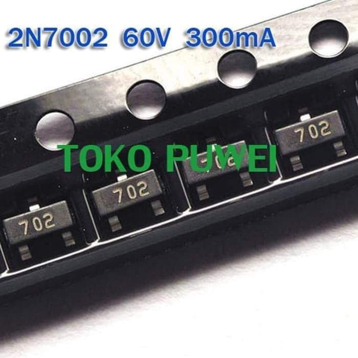 2N-7002 60V 300MA SMD 2N7002 N-CHANNEL MOSFET 2N 7002 SOT-23 AZ86