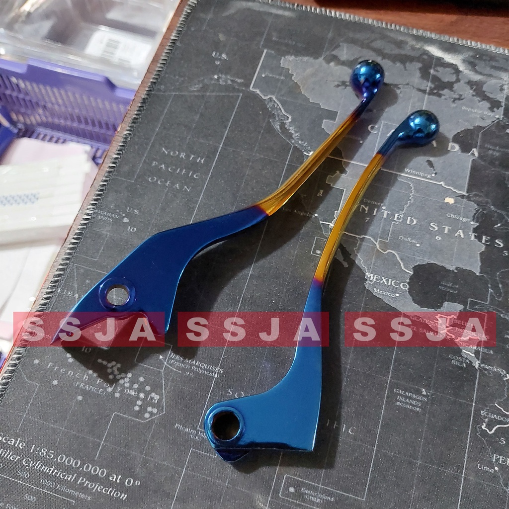 Handle Rem TIGER Satria FU CB150 Verza Gl Pro Honda Variasi TwoTone/ Handle Rem Kopling Tiger Satria FU CB150 Verza GL Pro TwoTone jykt