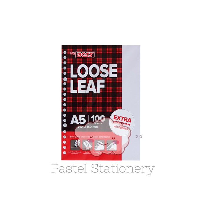 

Isi Loose Leaf Polos A5 Big Boss - Isi Binder Polos A5 BigBoss