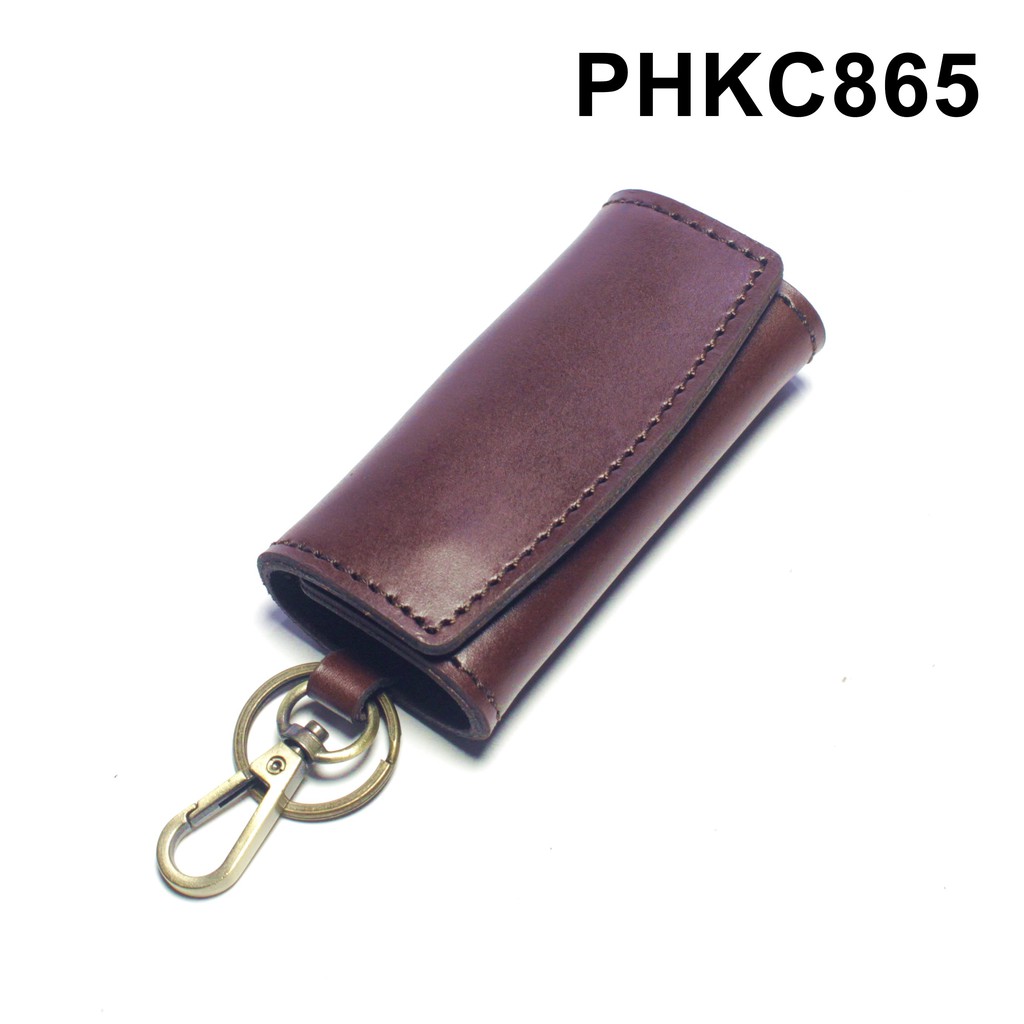 dompet stnk mobil motor kulit asli lipat tiga - warna coklat PHKC865