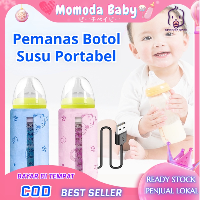 MOMO Penghangat Asi Botol Susu Bayi Warmer Pemanas Botol Susu Portable Dengan USB Untuk Outdoor Bottle Warmer Portable