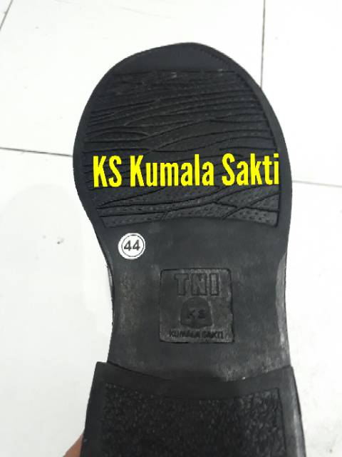 Sepatu PDH Tali Dop Kulit Asli KS-025 No. 44-45