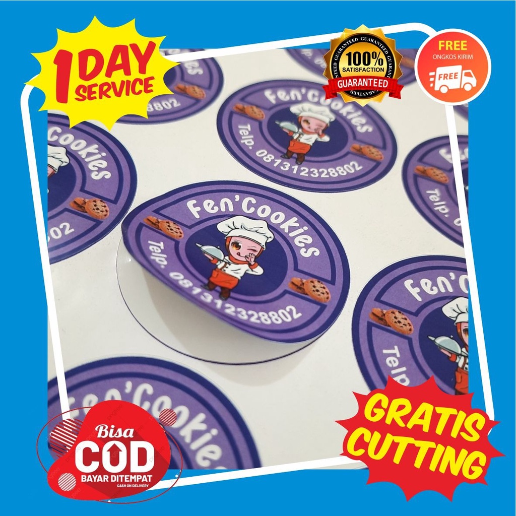 

PROMO - STIKER LABEL MAKANAN STICKER LABEL MAKANAN PER LEMBAR A3