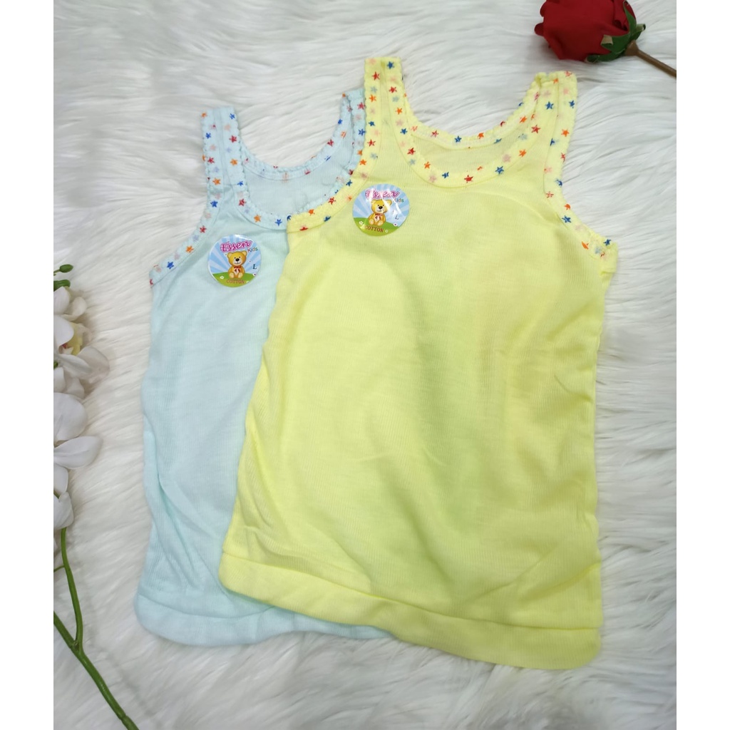 Singlet Bayi Kaos Dalam Anak / Baju Singlet Kaos Dalam Anak Bayi Motif Dan Polos/ Essen Kids 511