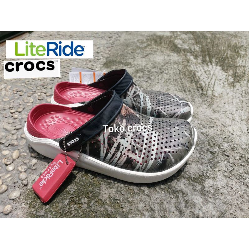 crocs literide motif camuflado unisex / SENDAL pria wanita crocs