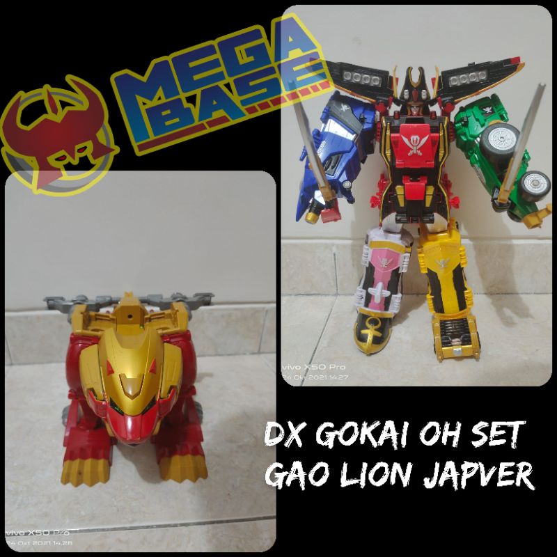 DX Megazord Gokai Oh Set Gao lion Gokaiger