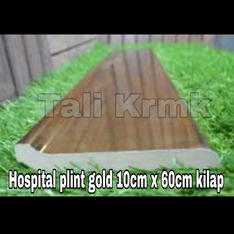 Plint dinding 10x60 (hospital plint) warna GOLD @ 72.300/pcs