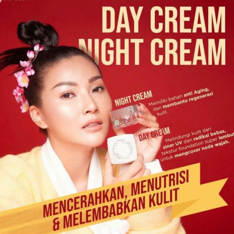 Terlaris NIGHT CREAM MS GLOW ORIGINAL W7E1