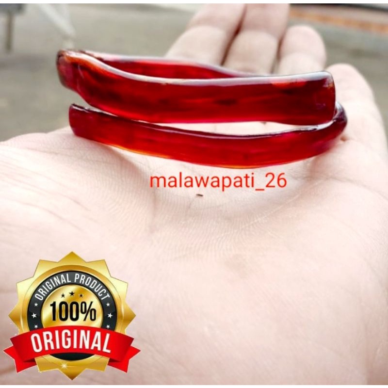 GELANG AKAR BAHAR ASLI MERAH KRISTAL KANTORAN / GELANG AKAR BAHAR ASLI / GELANG KESEHATAN / AKAR BAH