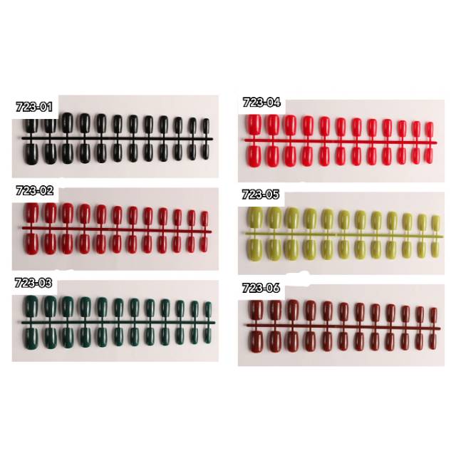 Kuku palsu + Lem || kuku palsu glossy kuku palsu square balerina