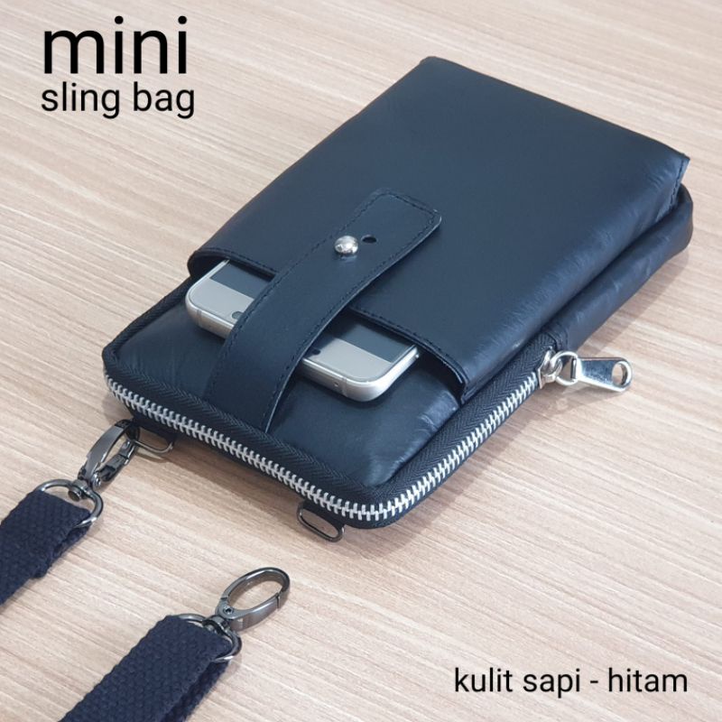 Sling bag mini kulit asli