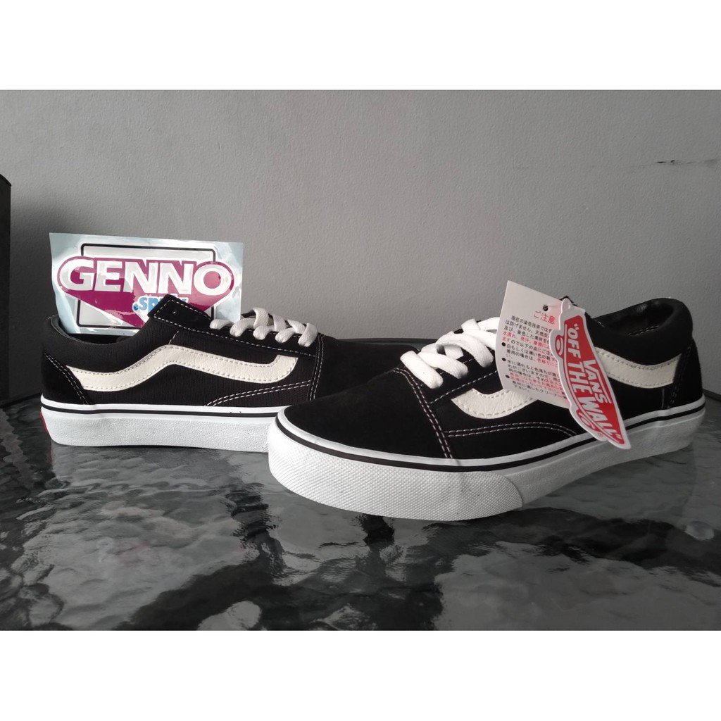 VANS V36CLA OLDSKOOL BLACK WHITE JAPAN