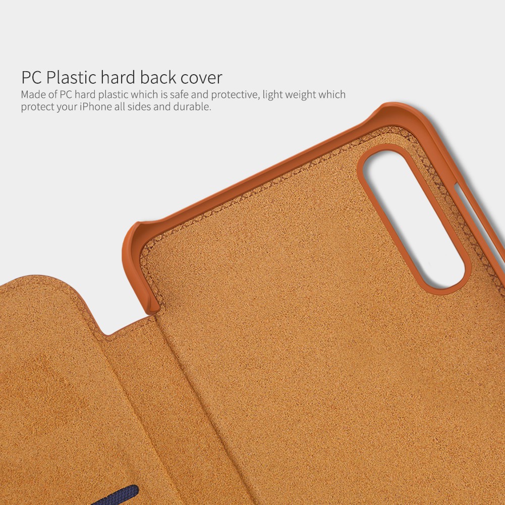 Case SAMUNG Galaxy A50s Nillkin Qin Flip Cover Leather Hardcase Original