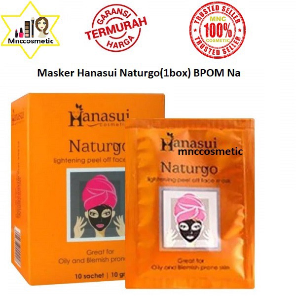 ⭐️ Jendela Kosmetik ⭐️ Masker Hanasui / Masker Naturgo / Naturgo / Hanasui Naturgo / Masker Muka / Masker black / Masker Gold ( 11 )