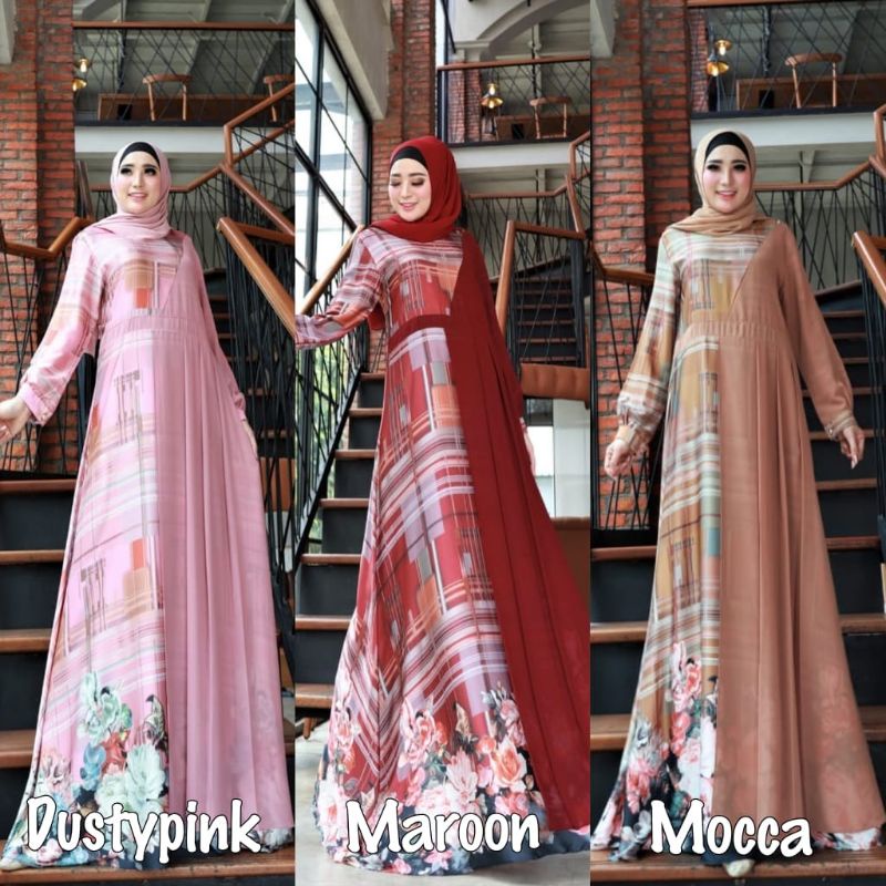 GAMIS QUINSHA ORI GLZ. GAMIS PESTA PREMIUM