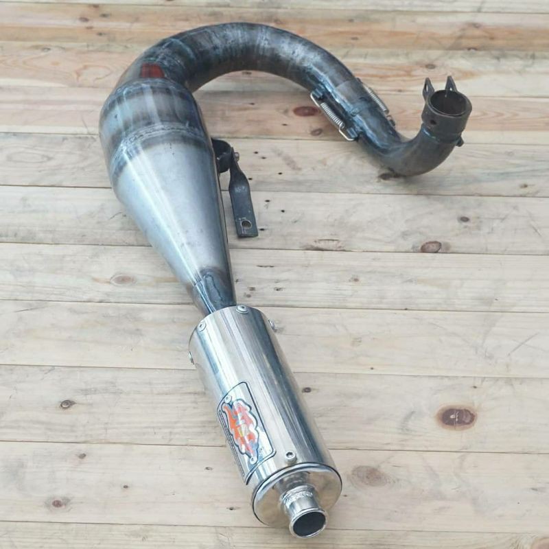 Knalpot Racing Buang Kiri Vespa Px Excel Super Sprint NS Speed Original