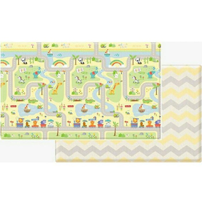 Cobyhaus PURE SOFT PLAYMAT. Motif : SMILE ROAD / PLAYMAT