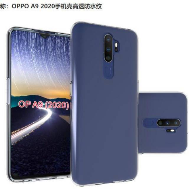 OPPO A9 2020 SOFTCASE HANDPHONE PREMIUM CLEAR CASE HANDPHONE BENING
