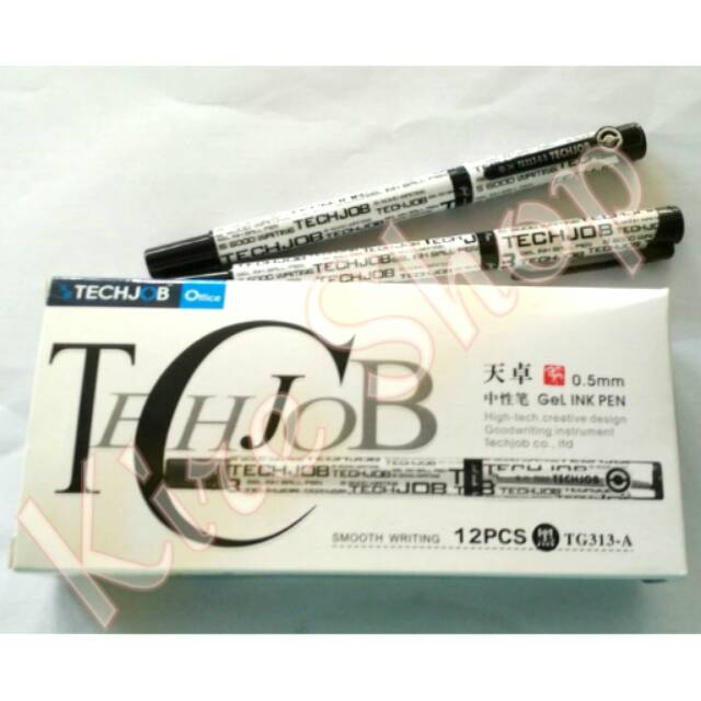 

Techjob Gel TG313-A Bolpen / Bolpoin / Ballpoint LUSINAN