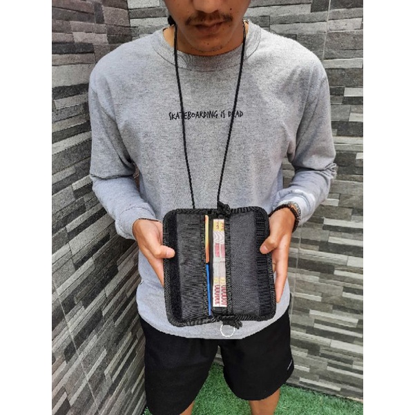 FANTEUS - Dompet Pocket Tempat Hp Tas Selempang Mini Dompet Lipat Original