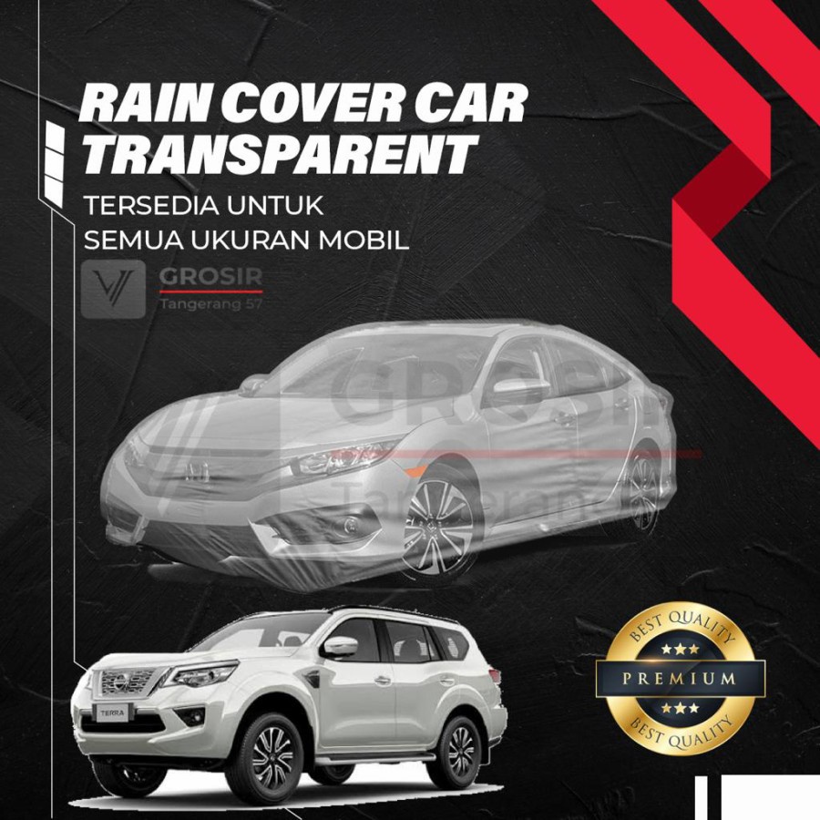 Sarung Mobil Transparan Nissan Terra / Body Cover Nissan Terra