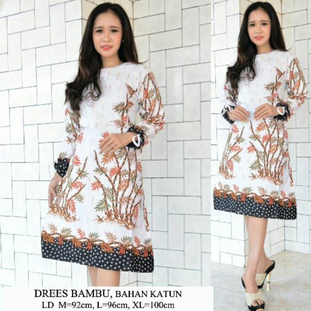 GROSIR BATIK TUNIK DRESS BAMBU