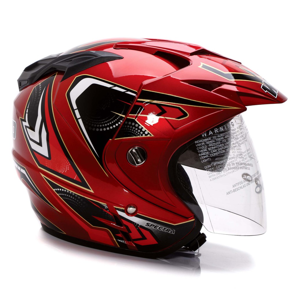 [Helm Dewasa] WTO Helmet Impressive - Spectra - Candy Red