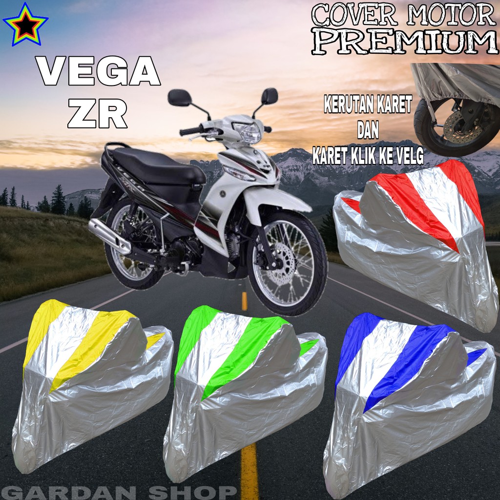 Sarung Motor VEGA ZR Silver KOMBINASI Body Cover Penutup Motor Vega Zr PREMIUM