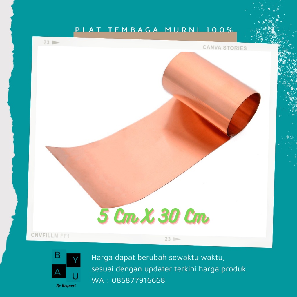 JUAL LEMPENGAN PLAT TEMBAGA MURNI