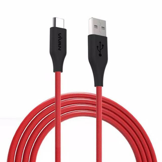 Vivan BC100 1m usb kabel cable data charger Type Tipe C original