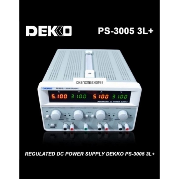 Regulated DC power supply DEKKO PS-3005 3L+ -30volt 5A