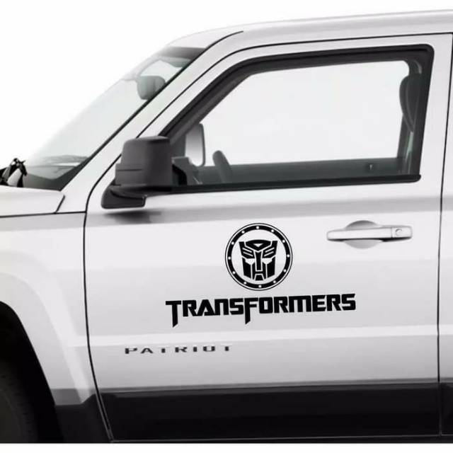 Sticker cutting mobil sticker kaca/body mobil transformers