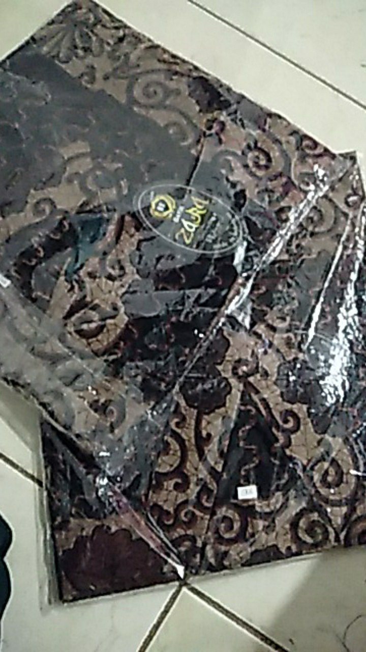 Batik Couple Keluarga Sania Ruffle Ori Ndoro Jowi Dnt Motif Rempel Hijau