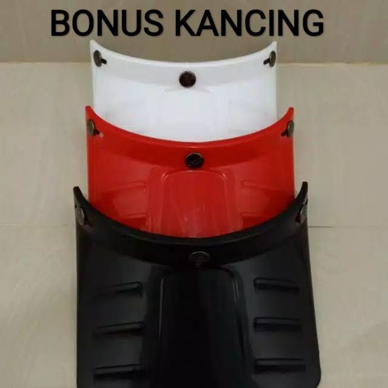 Pet cross ped Bogo panjang ped helm retro bonus kancing bogo + secrup