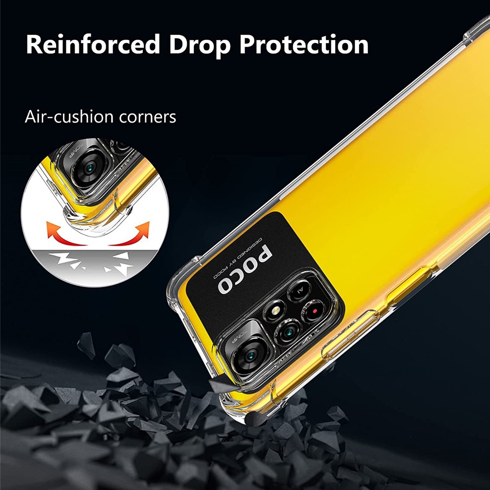 Soft Case Silikon Transparan Shockproof Cover Xiaomi POCO X4 Pro 5G