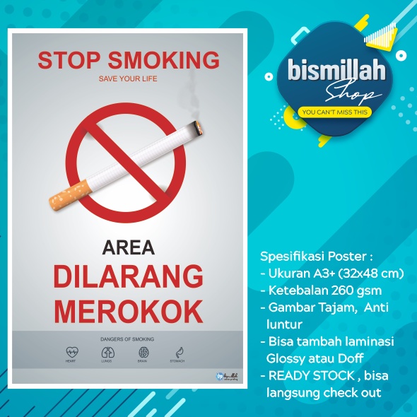 Poster Kesehatan No Smoking