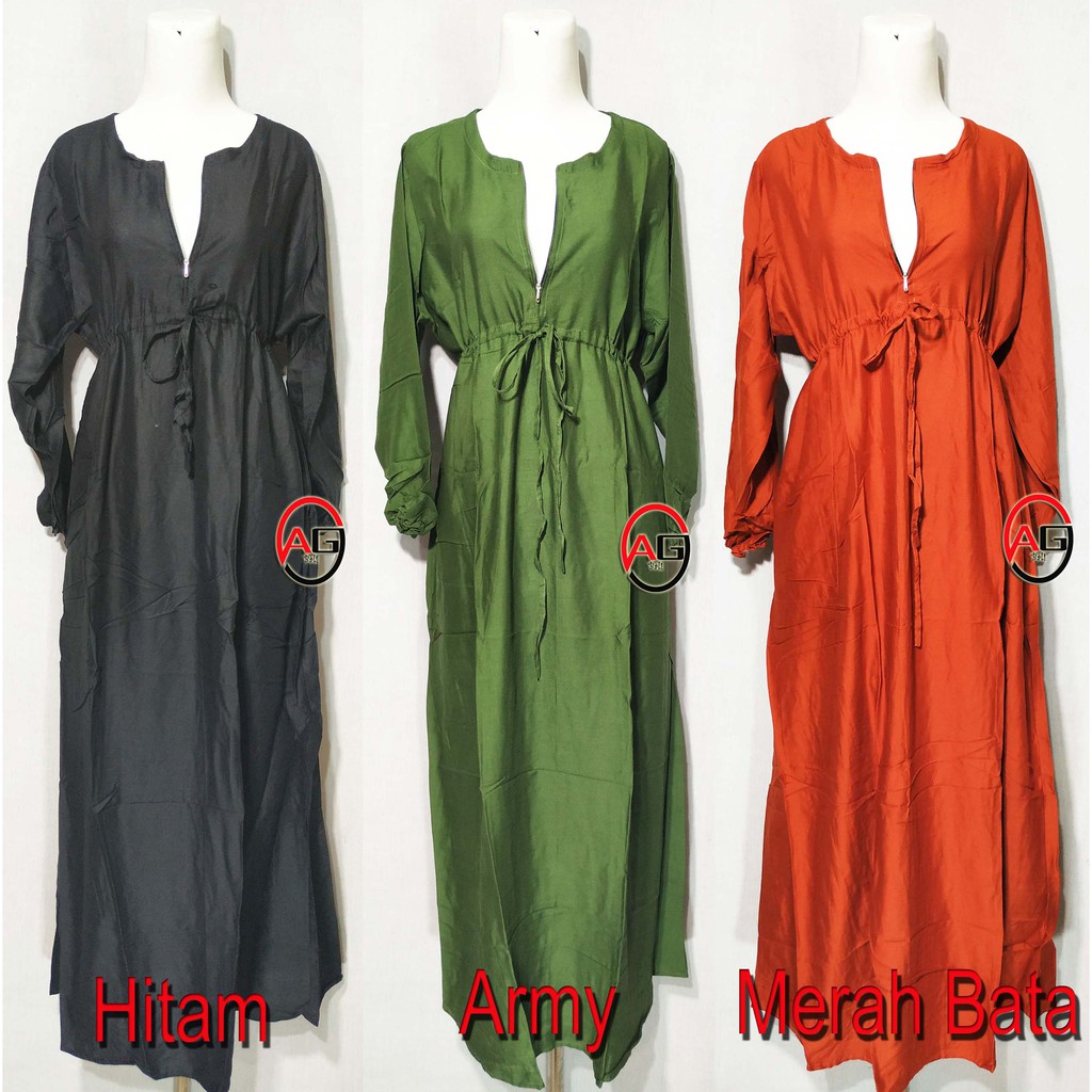 GAMIS BALI TALI DADA POLOS BUSUI/RESLETING (pilih warna)