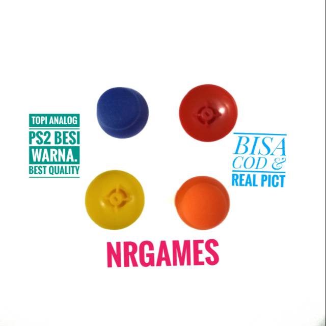 TOPI ANALOG PS2 BESI WARNA / JAMUR ANALOG PS2 WARNA