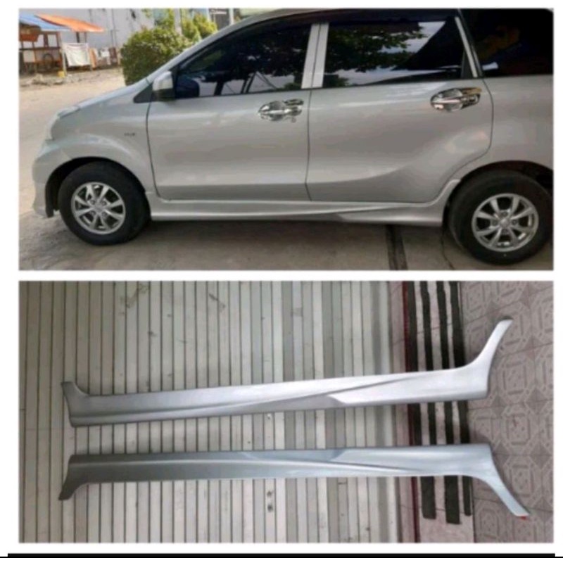 side skirt avanza xenia th 2012 ke atas mentah epoksi belum di cat