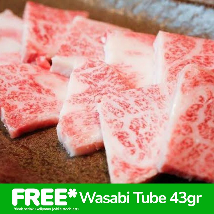 

Japanese Wagyu A5 Beef Mini Karubi Yakiniku Cut 1cm 200g