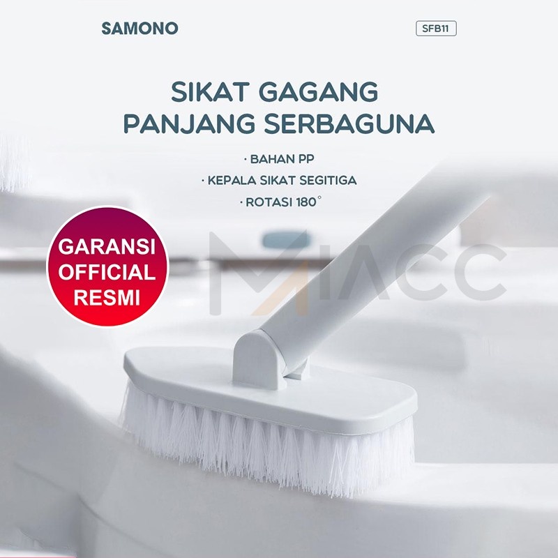 SAMONO Cleaning Tools Floor Brush SFB11 Sikat Lantai Tongkat Panjang