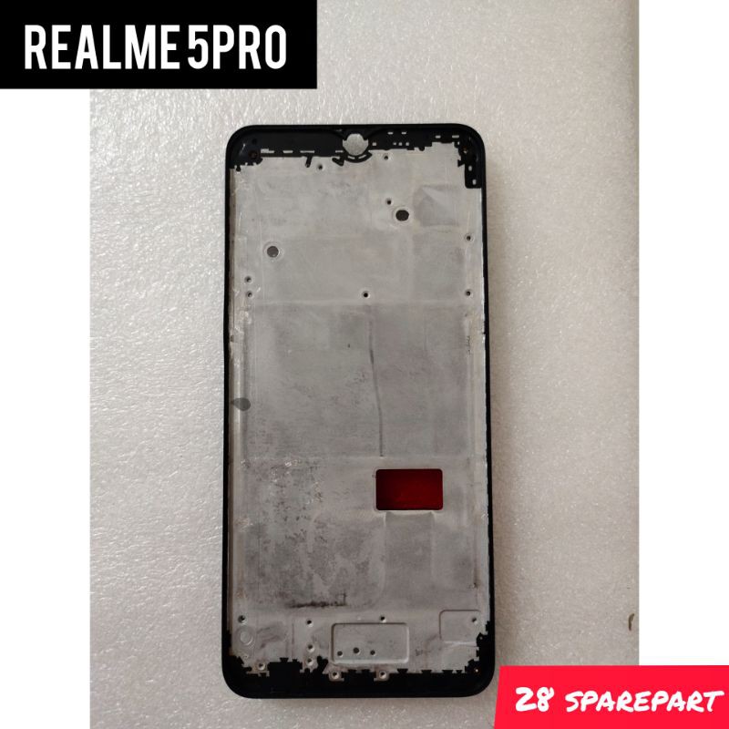 FRAME LCD/TULANG TENGAH DUDUKAN LCD REALME 5PRO ORIGINAL