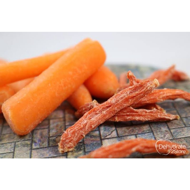 Dehydrated Whole Carrot Stick Snack Hamster/Kelinci/Marmut