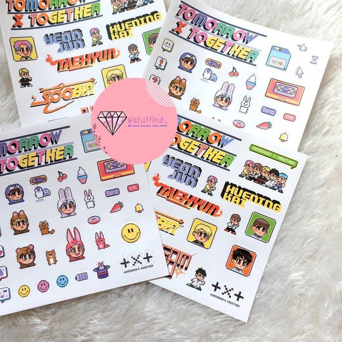 

LANGSUNG BELI [kstuffind] OFFICIAL STICKER MINISODE 1 : BLUE HOUR STICKER SET ALBUM TXT BLUE HOUR YY