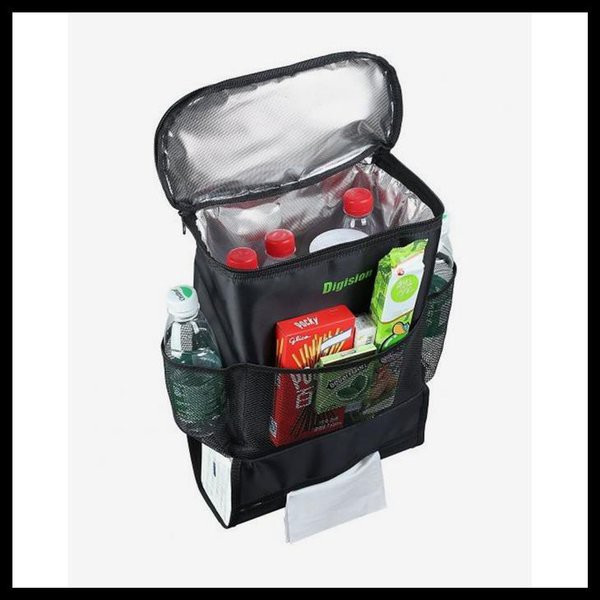 (COD) Tas Mobil Car Cooler Bag Organizer Botol Minuman Panas Dingin Barang Lainnya Serbaguna