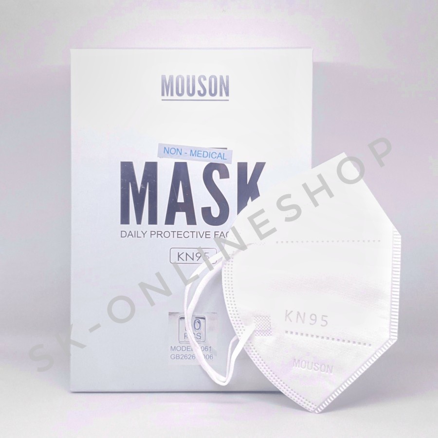 MOUSON Daily Protective Mask - Masker KN95 - isi 50 pcs