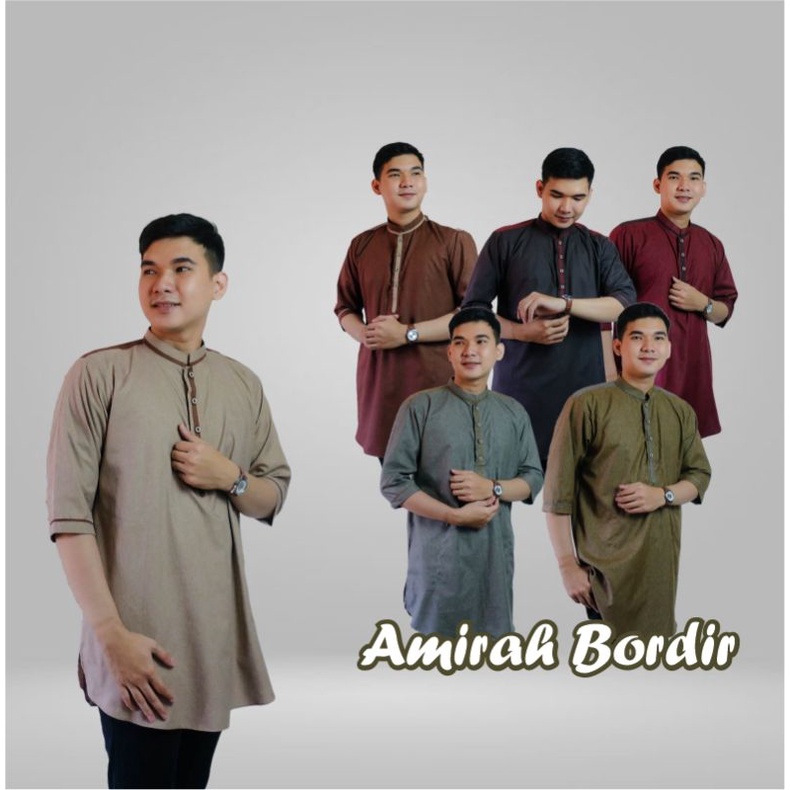 KOKO KURTA DEWASA KATUN POLOS MODEL CASUAL SIMPEL KEKINIAN LENGAN 3/4