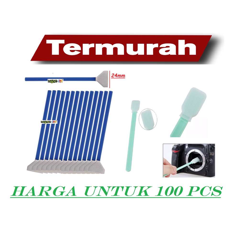 CCD sensor cleaning swab - alat pembersih sensor Camera - swab kit cleaner kamera Full Frame