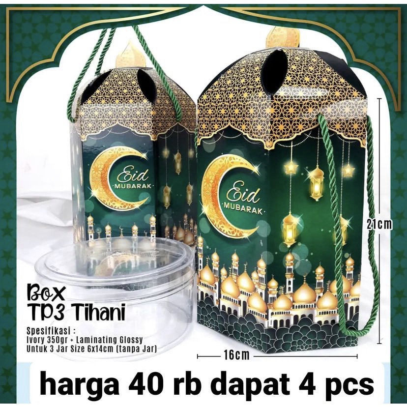 

BOX TIHANI - DUS LEBARAN (1 SET = 4 PCS)