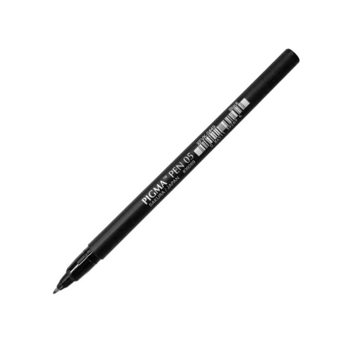 

Pendrawing- Pigma Pen 05 Round Fine Tip Pigment Ink Drawing Pen -Drawing-Pen.